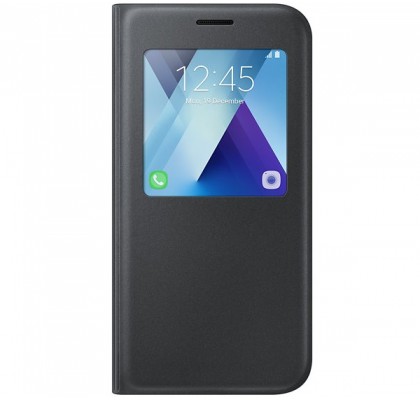 Husa S-view Standing Cover pentru Samsung Galaxy A5 (2017), Black